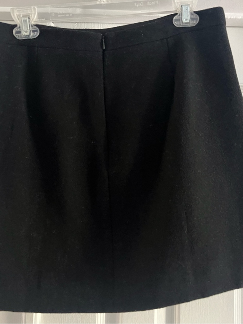 Black Ruffle Front Mini Skirt - Picture 2 of 3